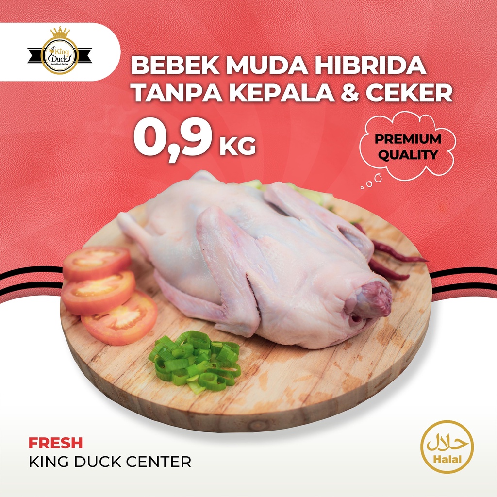 

BEBEK HIBRIDA / DAGING BEBEK 0.9 KG TANPA KEPALA KAKI