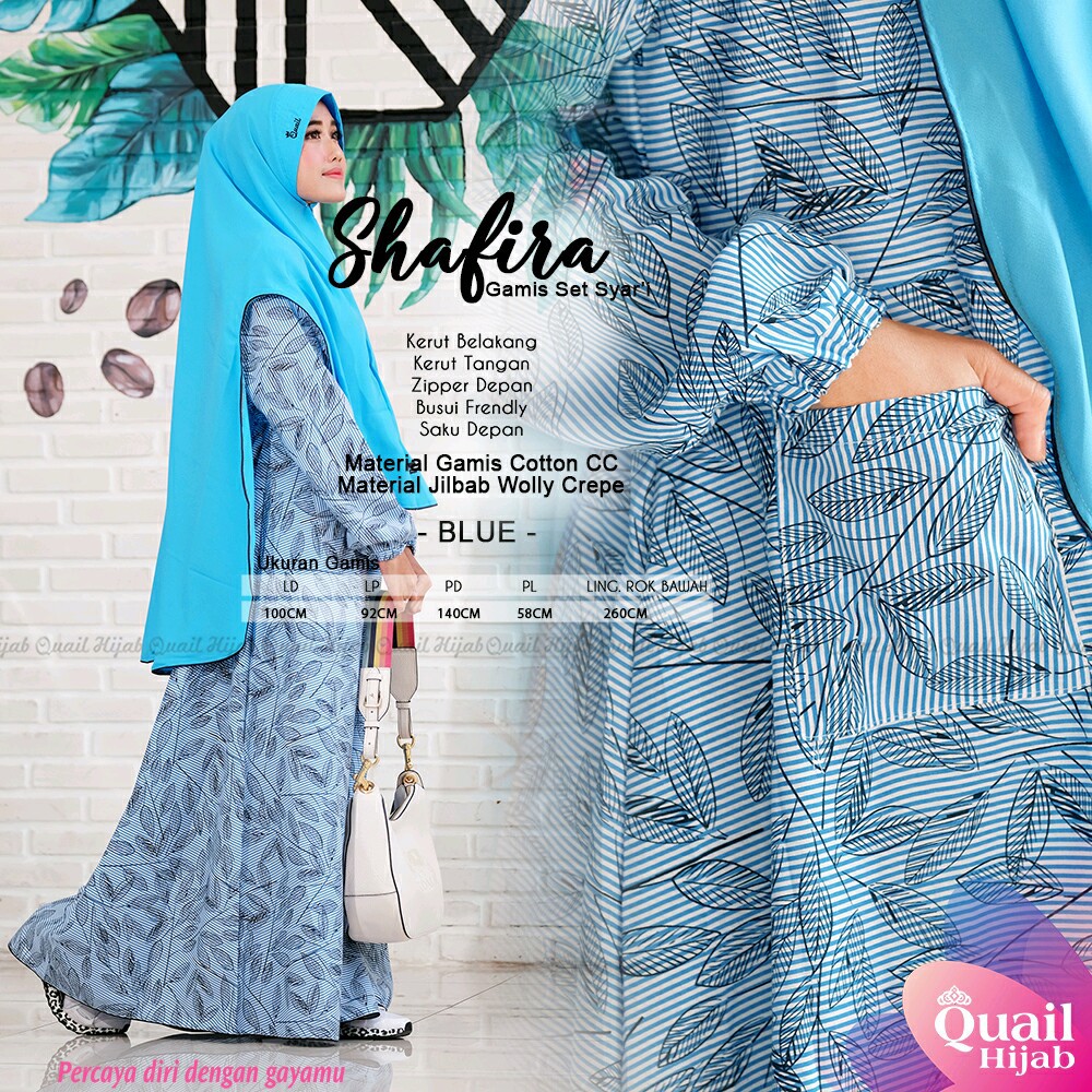 Shafira Gamis Quail Hijab Ori Murah