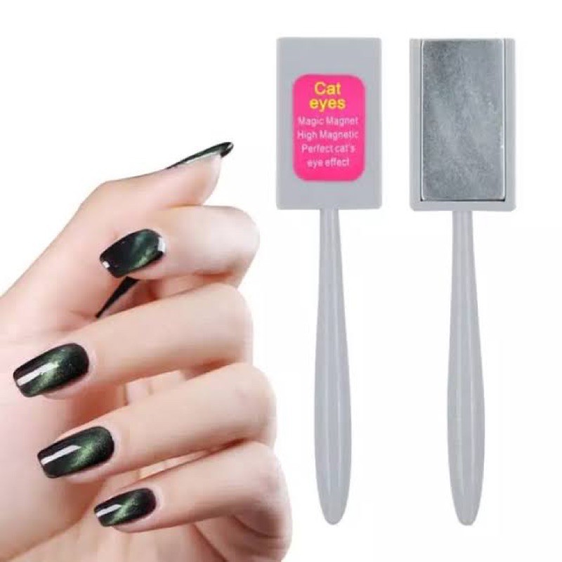 Cat Eyes Magnet Stick 2in1 / Nail Art Efek Cat Eyes / Stick Magnet Cat Eye Nail Tools