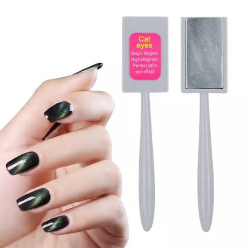 Cat Eyes Magnet Stick 2in1 / Nail Art Efek Cat Eyes / Stick Magnet Cat Eye