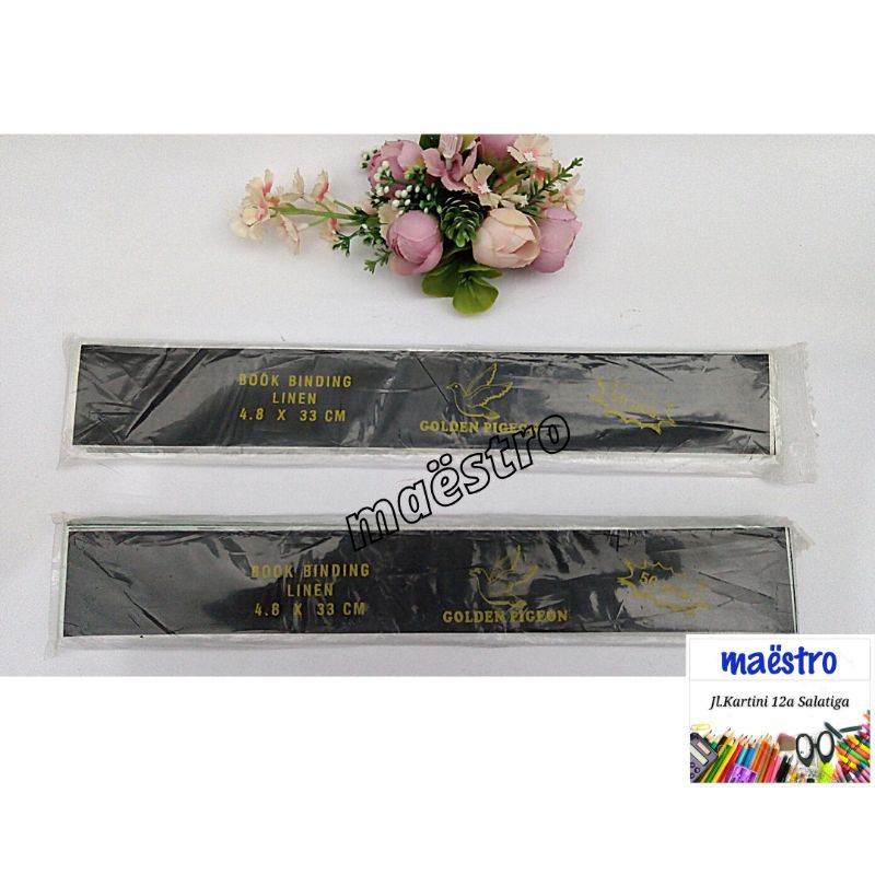 Lakban Potongan 2"/ Lakban Hitam/ Lakban Jilid