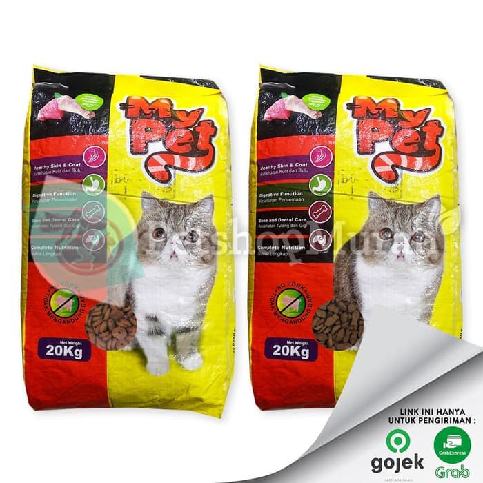[GOSEND]Makanan Kucing Dewasa MY PET Chicken Tuna 20 KG