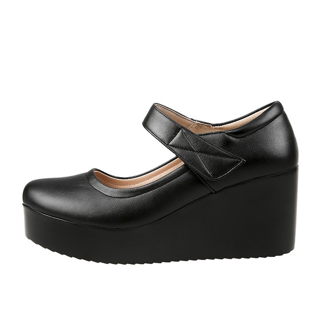 mary jane wedge platform