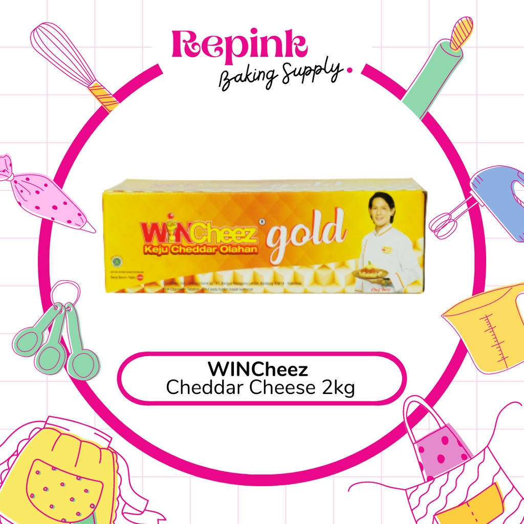 

WINCheez Gold Cheddar 2kg | Keju Cheddar Wincheez Gold 2kg