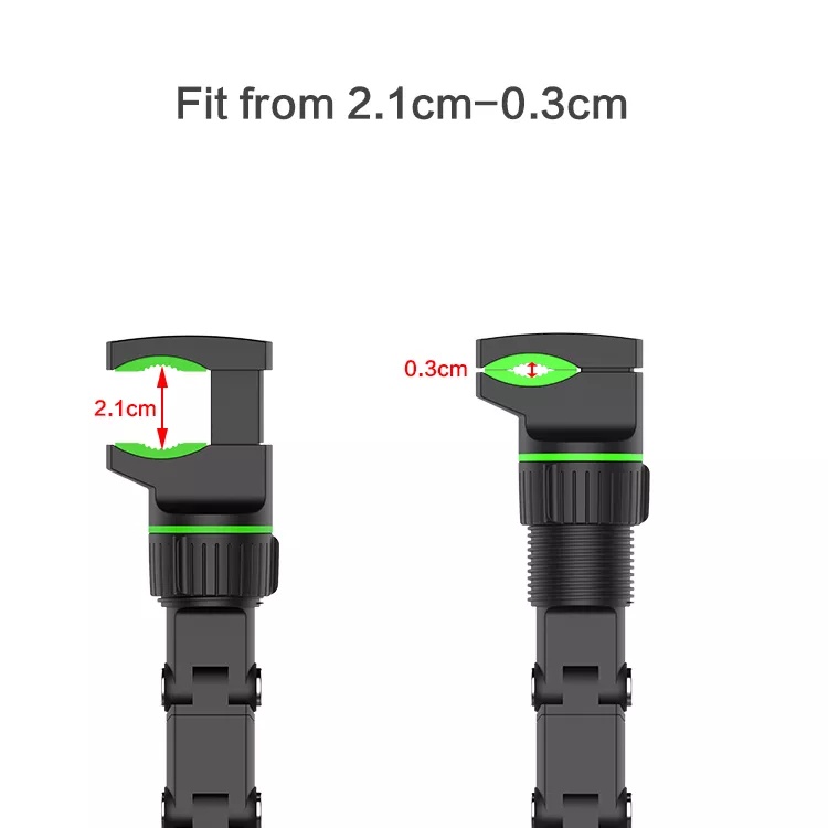 Holder Hp Mobil Jepit Spion Tengah / Kursi Belakang  360 Derajat Rotasi / Dudukan Handphone Meja Kerja / Lemari Universal Model HD55