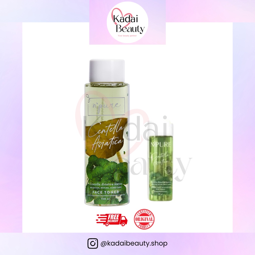 N'PURE Centella Asiatica Face Toner Cica Npure & Mini Toner