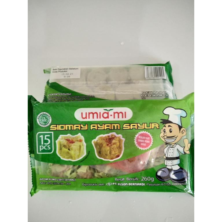 

Umiami Siomay Ayam Sayur Vegie 15pcs 260gr