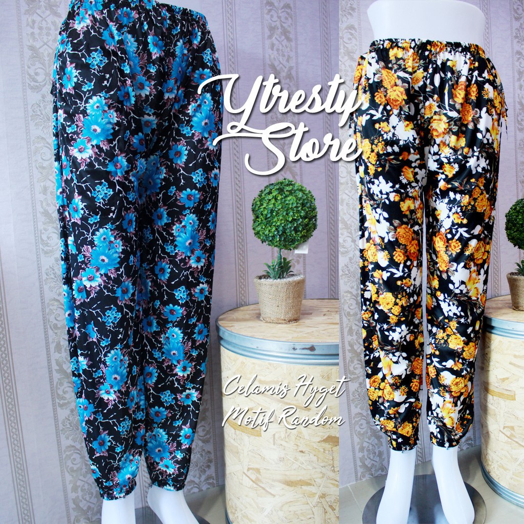 Jogger Pants Cumi Hyget Celana Dalam Gamis Celamis Kerut Motif Anggun Murah