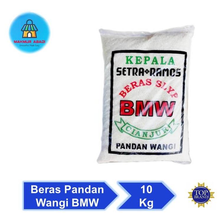 

Beras BMW Pandan Wangi Asli Kemasan Bening All Varian
