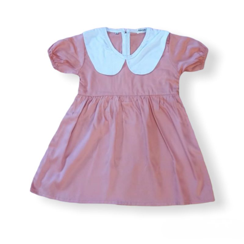 Dress Anak Import 1-4 tahun / Dress Toddler Linen Baby Girl