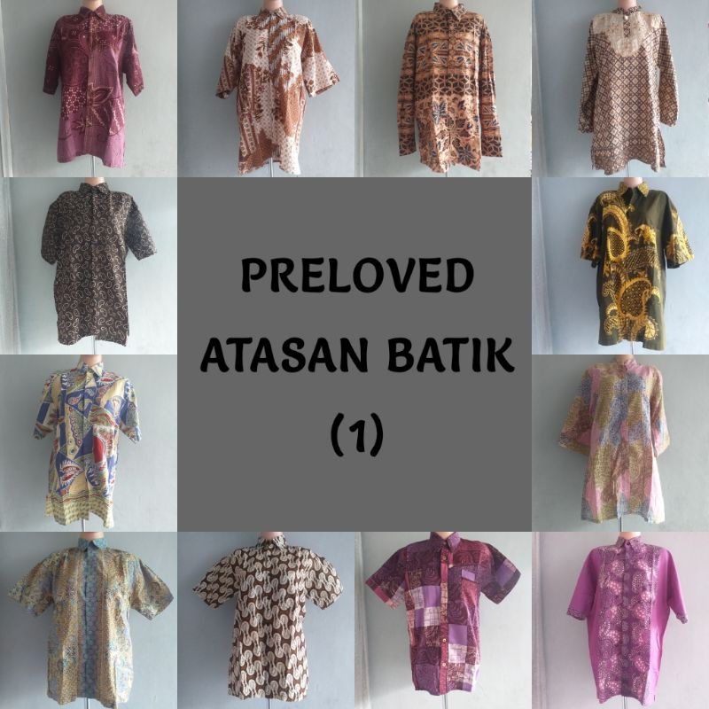 [PRELOVED] ATASAN BATIK PRIA | KEMEJA BATIK PRIA