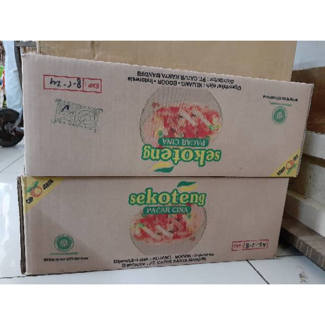 

Sekoteng Pacar Cina Dus 50 x 100g / Sekoteng Camilan Sehat Karton 5kg