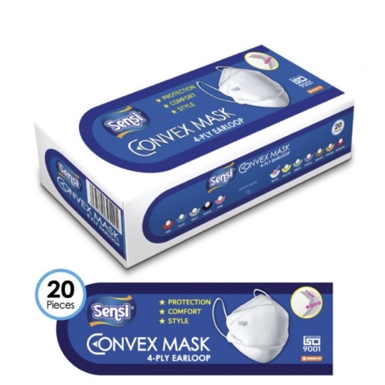 Sensi Convex Mask 4 ply / Masker Sensi convex 4 ply