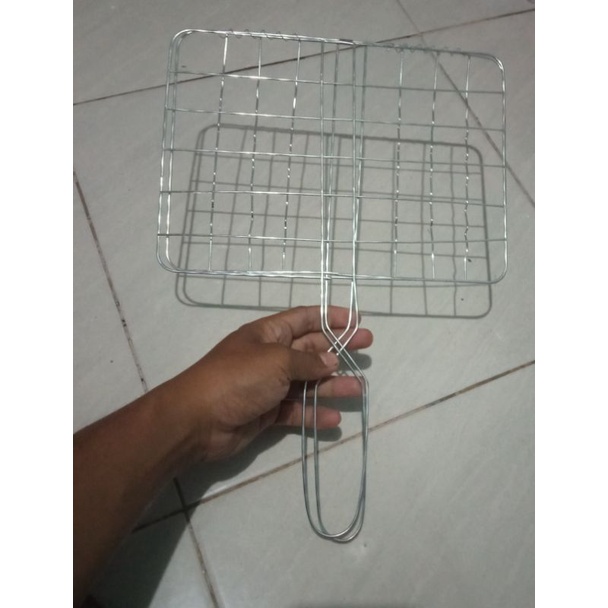 Alat panggang jepit / Panggangan / Ayam / Ikan /Panggangan jepit stainless