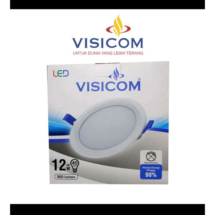 LAMPU DOWNLIGHT VISICOM 12 WATT
