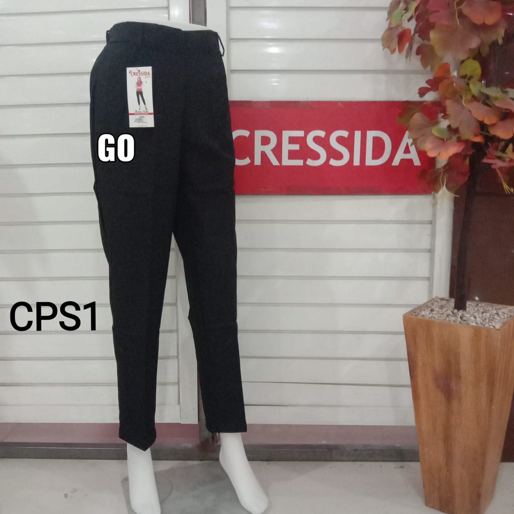 gof CPS CRESSIDA Celana Bahan Panjang Cewek Pakaian Wanita Bawahan Celana Sopan Cewek