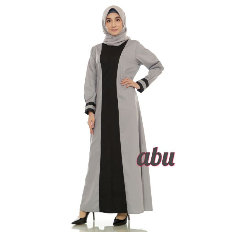 GAMIS POLOS/ DRESS KATUN/GAMIS HITAM