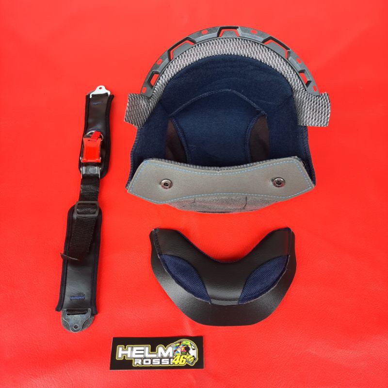 Busa full set INK CX22 - cx 22 busa pipi busa atas tali helm cheek pad crown pad nexroll INK CX-22