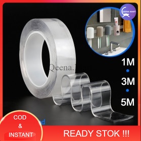 

Tape Perekat Transparent No Trace Washable Sticker - J007