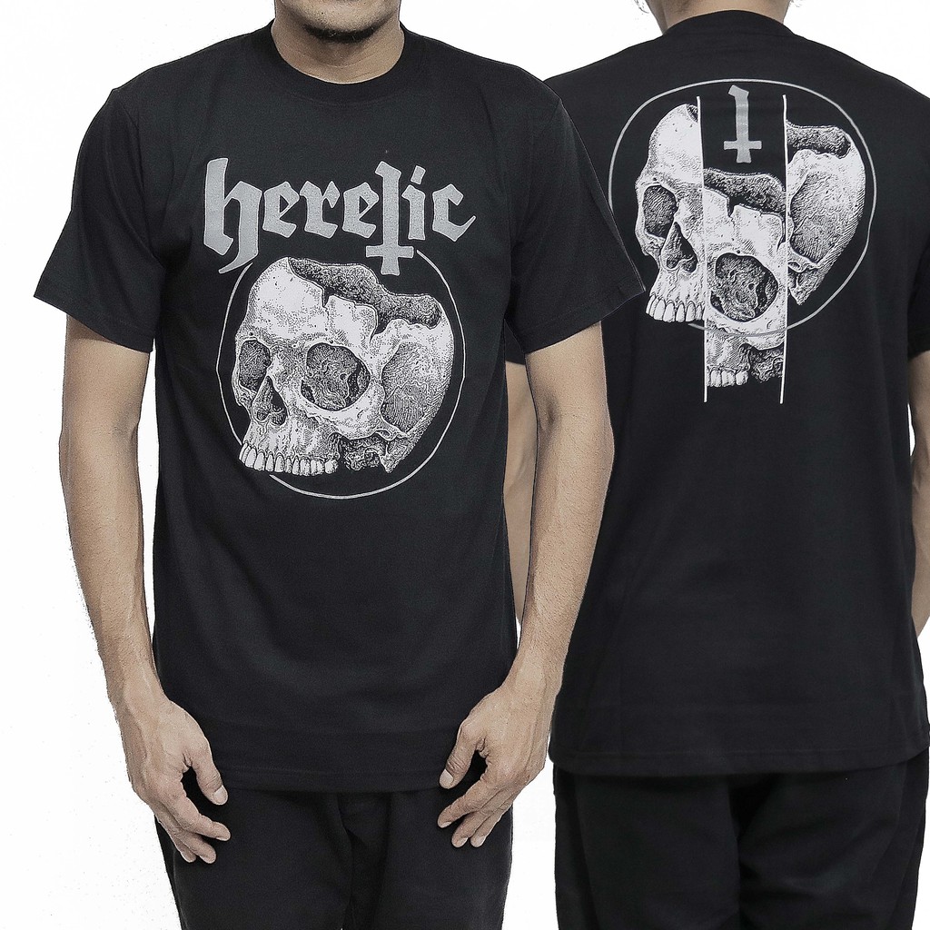 Heretic - T-Shirt - Broken Skull