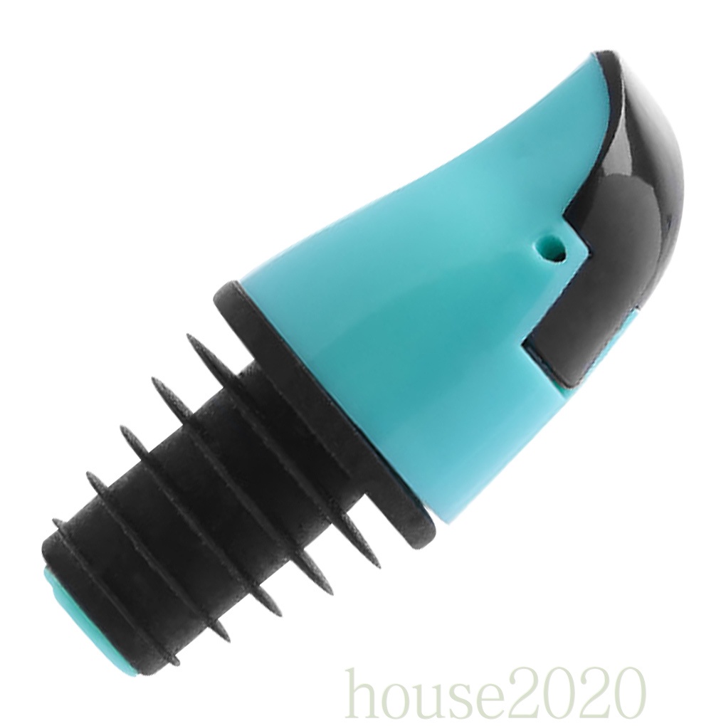 [HOUSE2020]Oil Spout Automatic Leak-Proof Vinegar Pourer Bottle Dispenser Cap for Olive Oil Wine Soy Sauce, Green