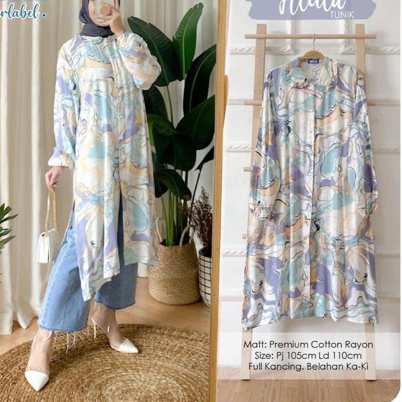Terbaru.. Tunik Jumbo XL XXL XXXL XXXXL 5L ld 110 120 130 140 150 Free Masker Model Alula Tunik Keki