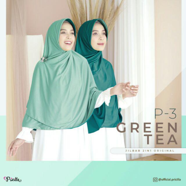 JILBAB INSTAN BOLAK BALIK PRICILLA ORIGINAL PAD-P3