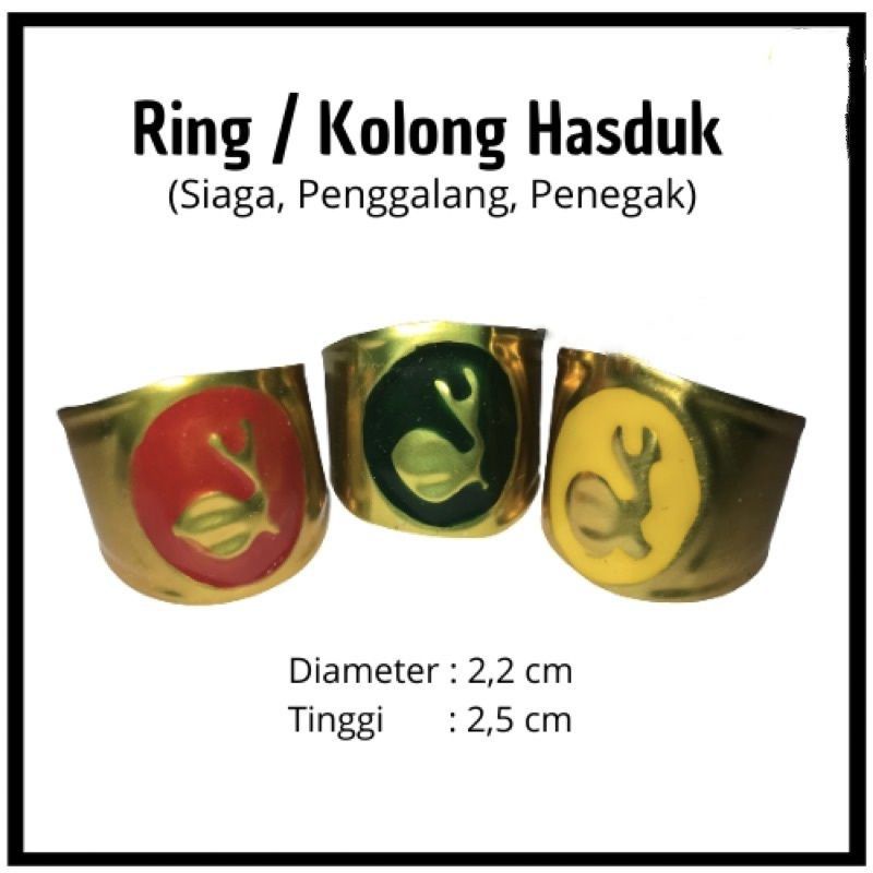 Ring Hasduk Ring Kolong Pramuka Tali Hasduk