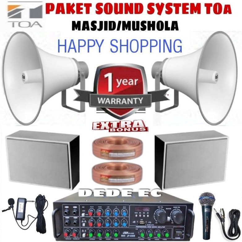 Jual Paket Sound System Toa Masjid Atau Mushola Premium 1 Indonesia