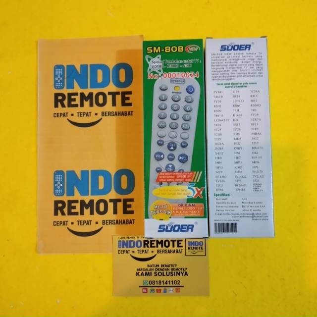 REMOTE TV MULTI CHINA RM-808