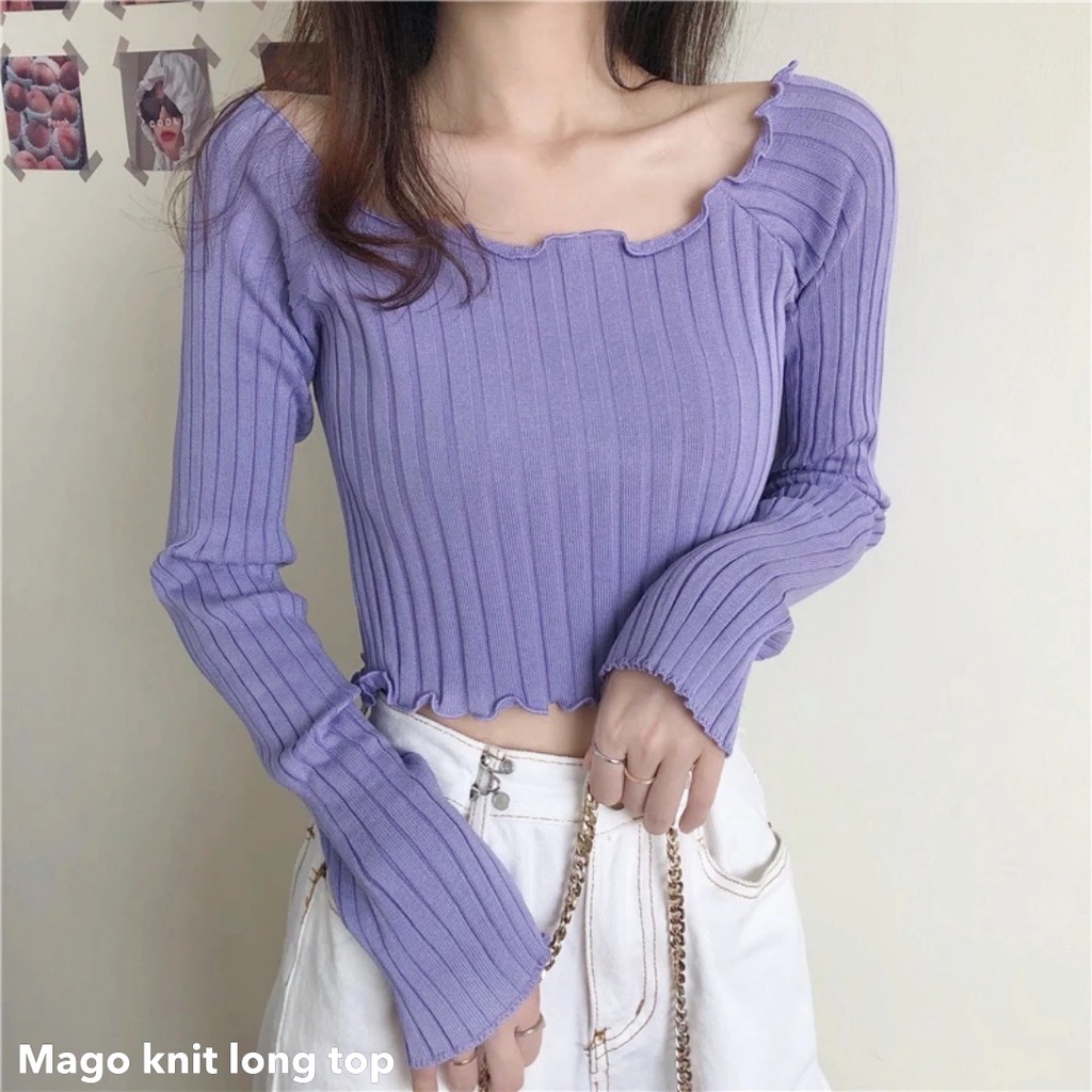 Mago knit long top - Thejanclothes