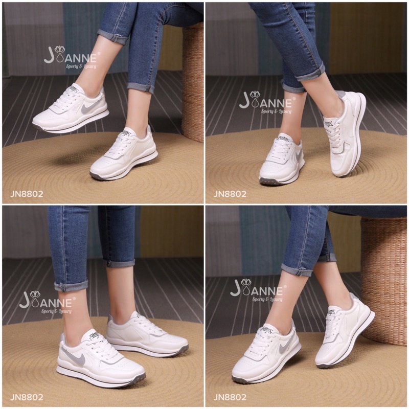 RESTOCK!! [ORIGINAL] JOANNE Sporty Sneakers Shoes Sepatu Wanita #JN8802 N