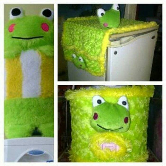 homeset boneka karakter gkm keropi  galon kulkas magicom