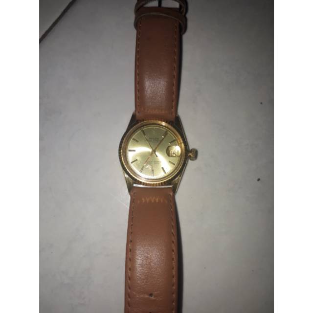 Jam tangan Rolex Wanita Dengan Tali Kulit