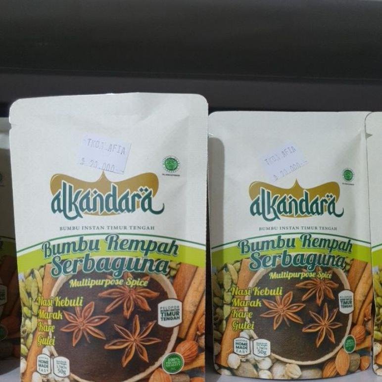 

Bumbu Rempah Serbaguna Alkandara 50gram