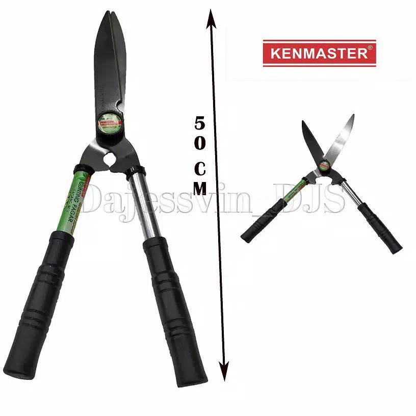 Kenmaster Gunting Taman Gunting Pemotong Rumput Tanaman Pagar Bonsai HANDLE GAGANG BESI 50 CM