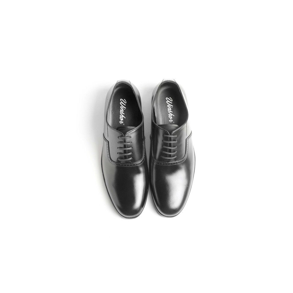 Sepatu Pantofel Pria - Winshor - Oxford Riot - Black