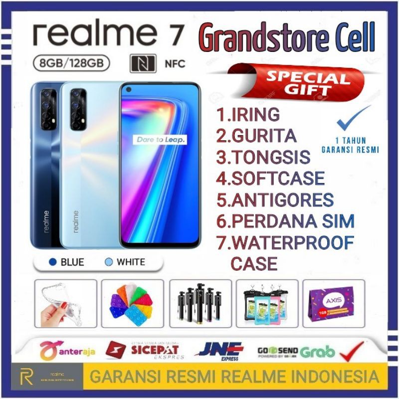 REALME 7 RAM 8/128 GB | REALME 8 RAM 8/128 GB GARANSI RESMI REALME INDONESIA