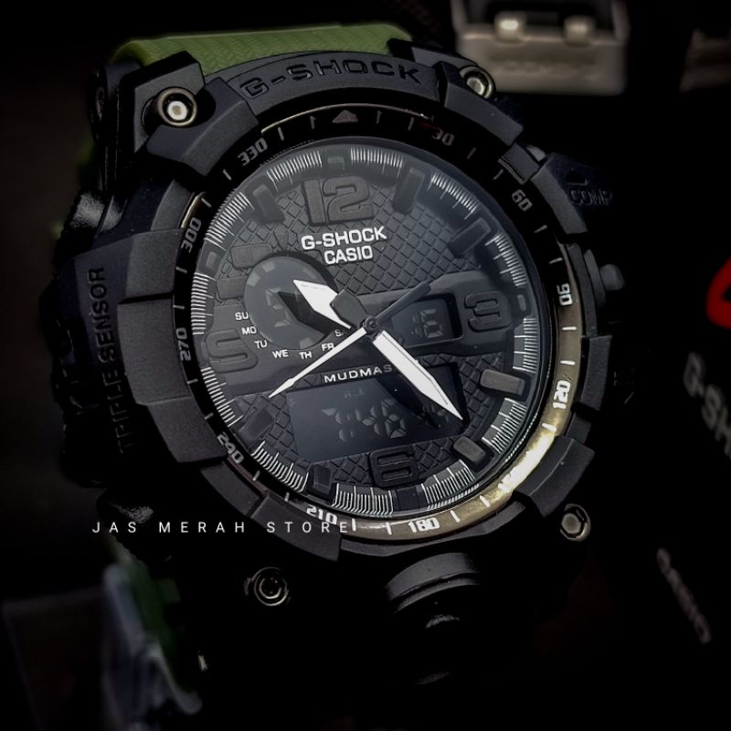 G-SHOCK CASIO GWG ARMY GRADE A EXLUSIF DIAL HITAM JAM TANGAN PRIA TAHAN AIR