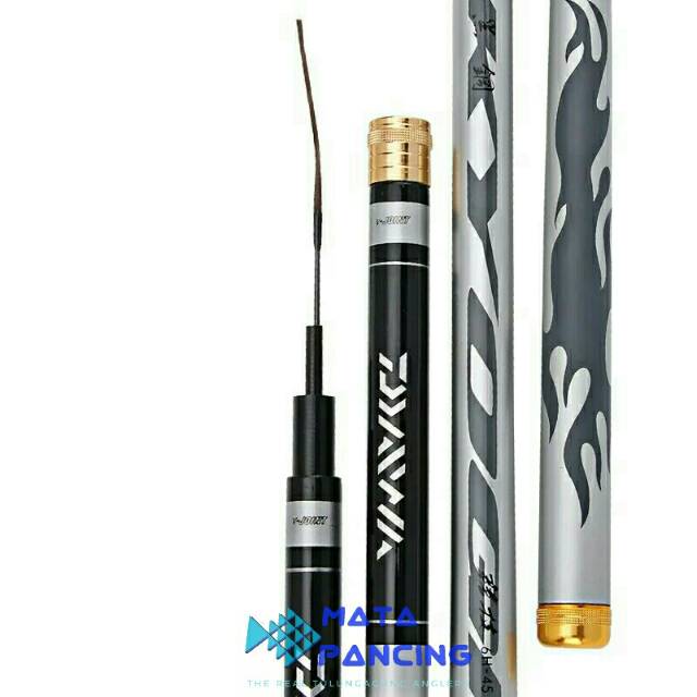 Joran tegek daiwa kyogi 450 540 630 6H karakter kaku tidak melengkung tengah