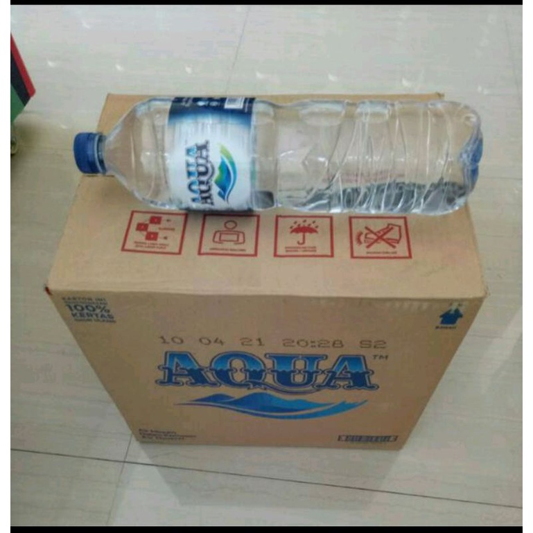 Jual Aqua Botol 1500 Ml Isi 12 Botol Shopee Indonesia 0391