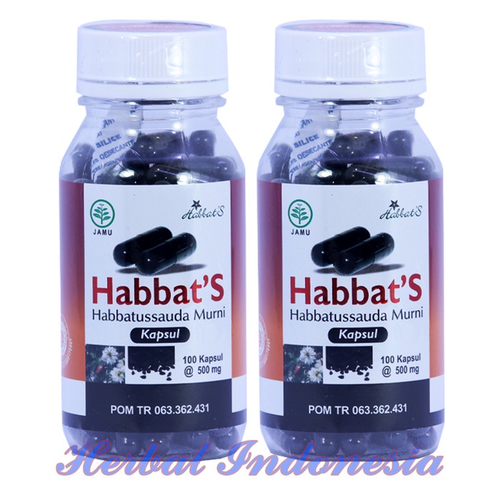HABBATS HABBATUSSAUDA MURNI 100 KAPSUL HABBAT'S KHASIAT JOSS