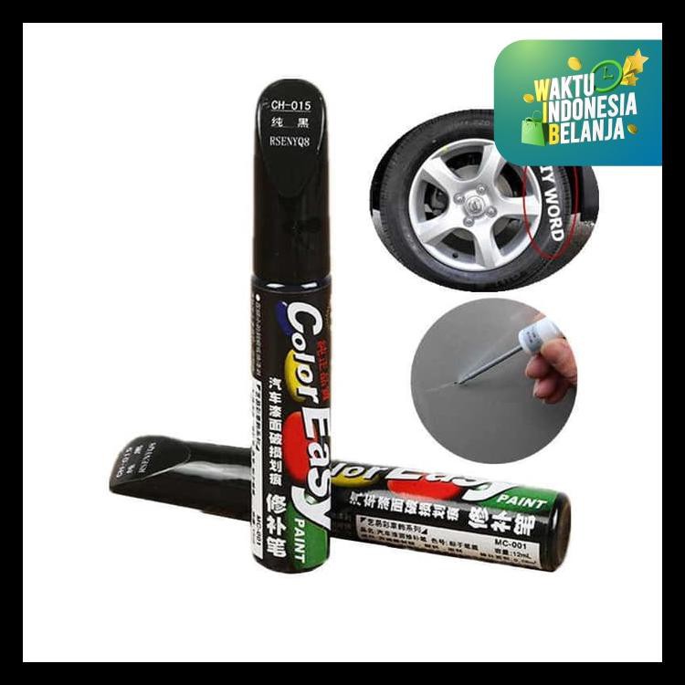 

Color Easy Cat Spidol Penghilang Baret Lecet Mobil Motor Car Paint Pen - Abu-Abu