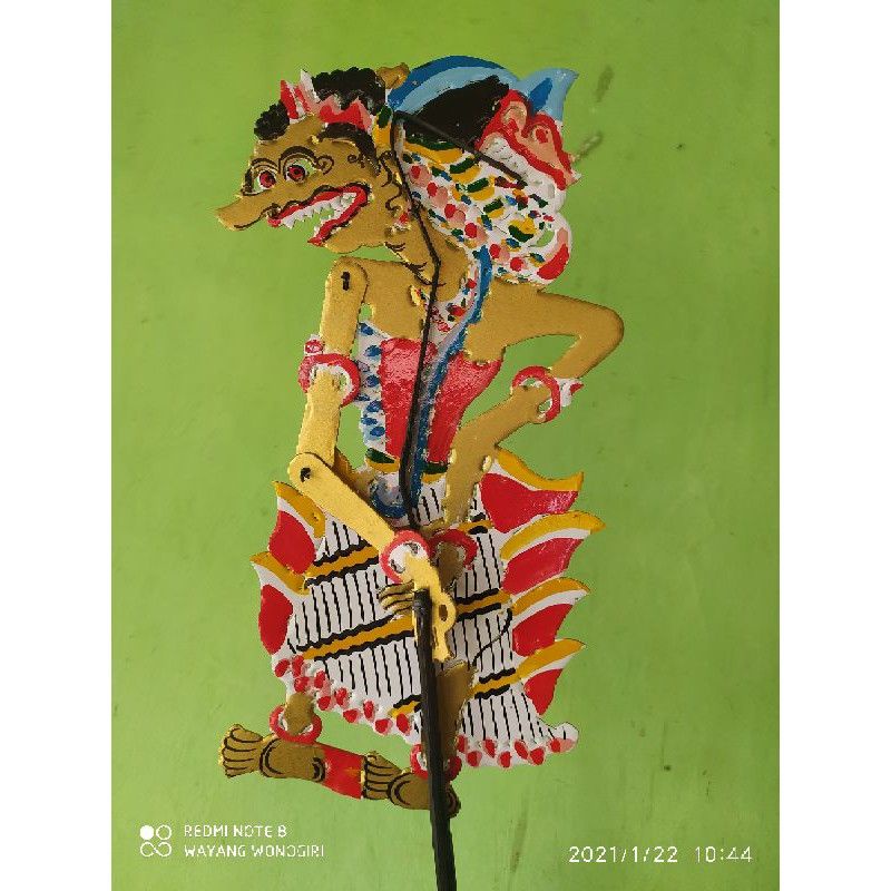 Wayang Durgo kerajinan tangan wayang kulit kertas mainan anak