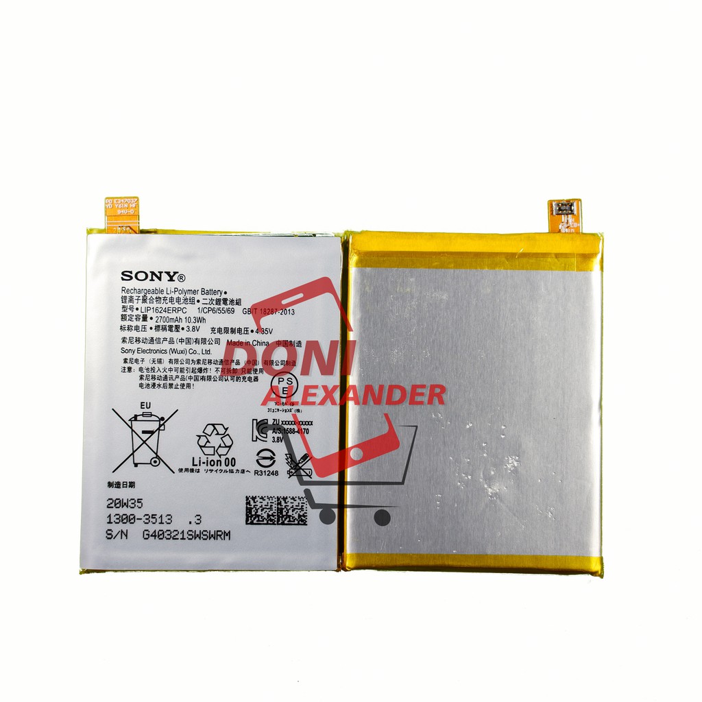 BATERAI BATRE SONY XPERIA X - SONY XPERIA X PERFORMANCE F8132 ORIGINAL