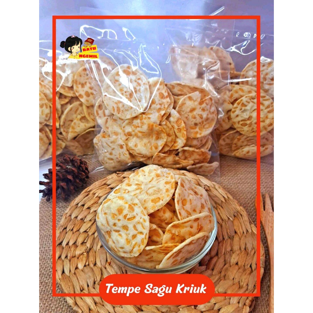 

TEMPE KRIUK SAGU / KRIPIK TEMPE GURIH / TEMPE RATUNGEMIL / TEMPE BULAT TIPIS / KRUPUK