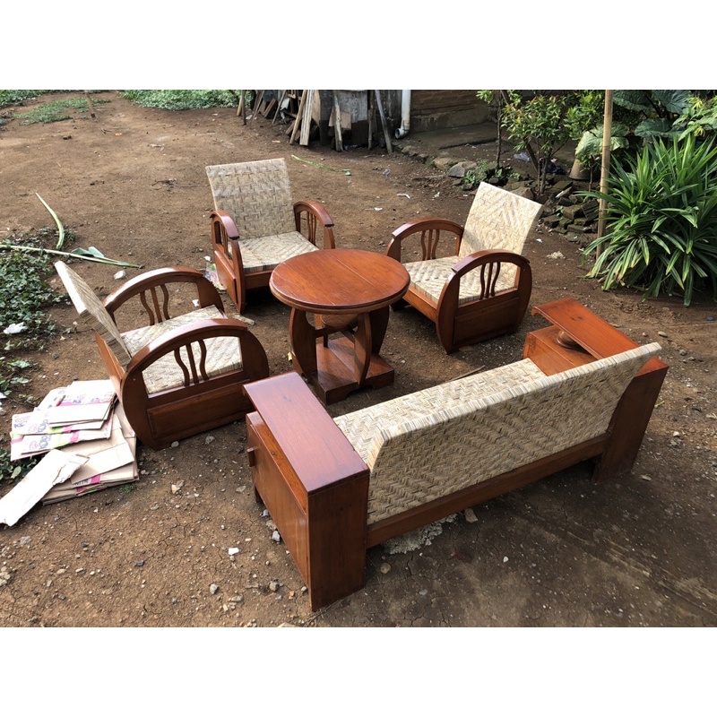 kursi sedan bukuran kuno Asli Jati lawas