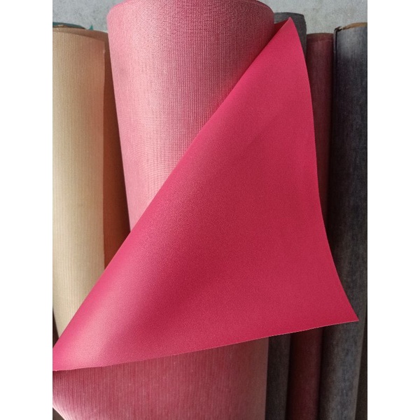 KULIT SINTESIS/KULIT IMITASI MOTIF POLOS bisa buat perlak bayi-Fanta