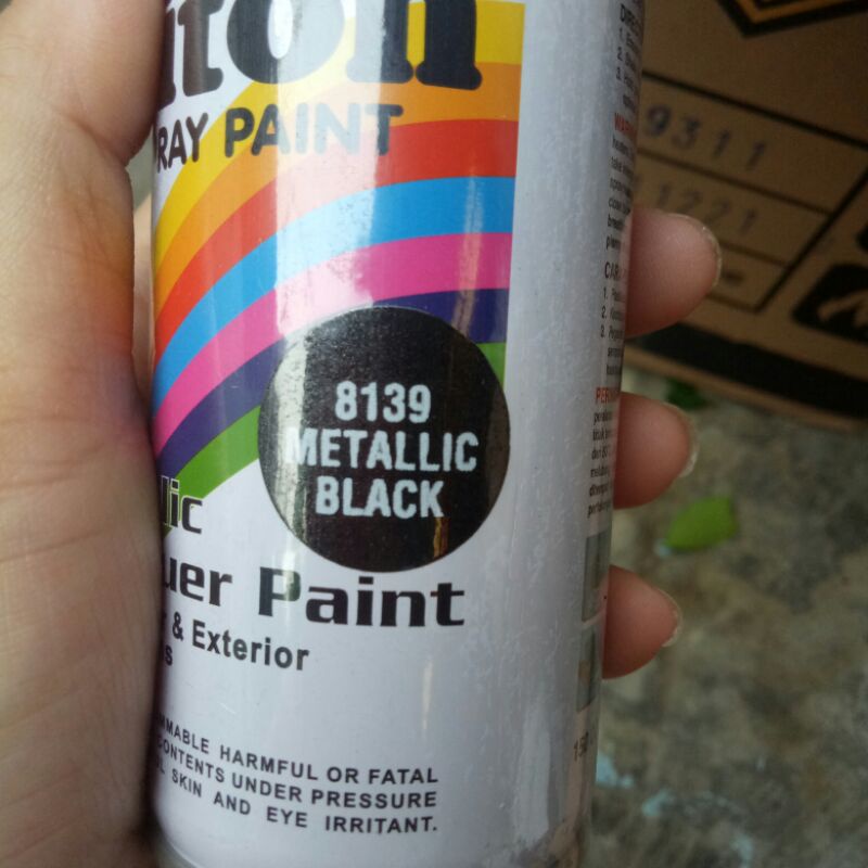 Pilok Diton 150cc Redi Semua Warna hitam putih black doff 884 clear foxy poxy bening kuning abu hijau emas crome chrome redi stok-BLACK MET 8139