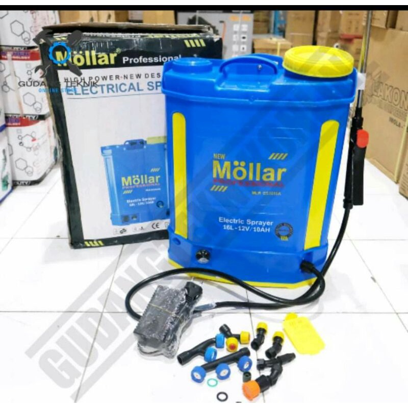 Sprayer Hama Elektrik Mollar 16L Alat Semprot Hama Elektrik Mollar Sprayer Hama Electric berkualitas